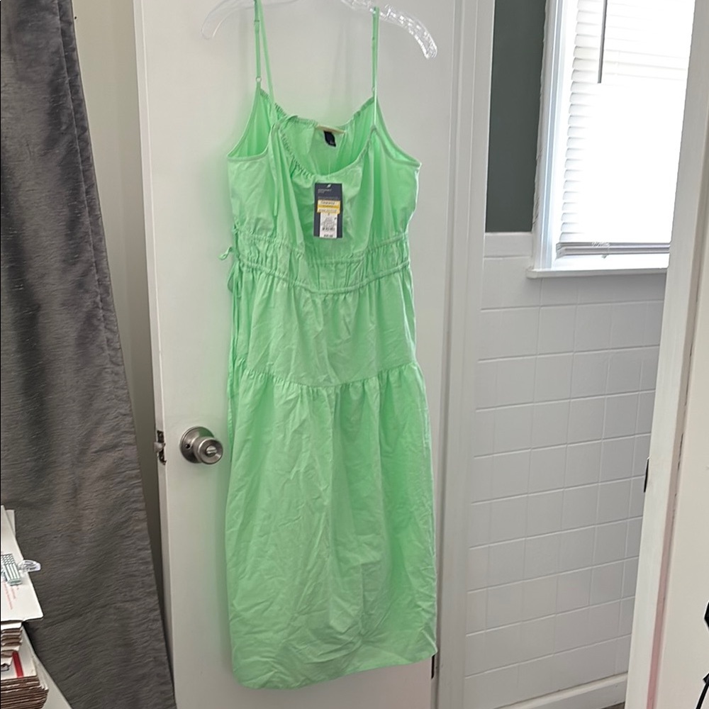 Universal Thread Green Spaghetti Strap Midi Sundress